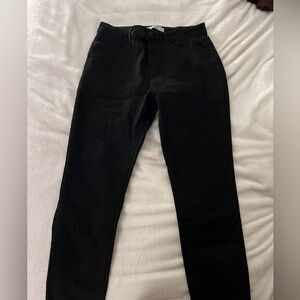 Size 12 black wide leg women’s jeans